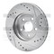 Dynamic Friction Co BRAKE ROTOR DRILLED AND SLOTTED SILVER 631-47043L - alternate 2